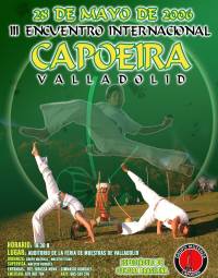 Cartel del III encuentro internacional Capoeira Valladolid